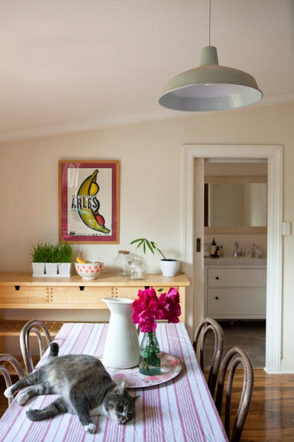 Eclectic Dining Room by Twinkle and Whistle