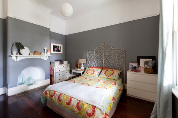 Eclectic Bedroom by Twinkle and Whistle