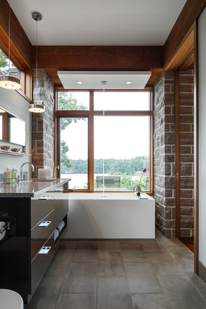 Contemporary Bathroom by Astro Design Centre