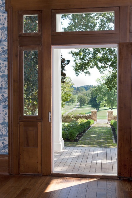 Farmhouse Entry by HS2 Architecture