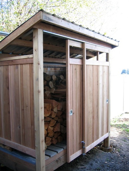 Modern Garage And Shed by Cedarcraft construction LLC