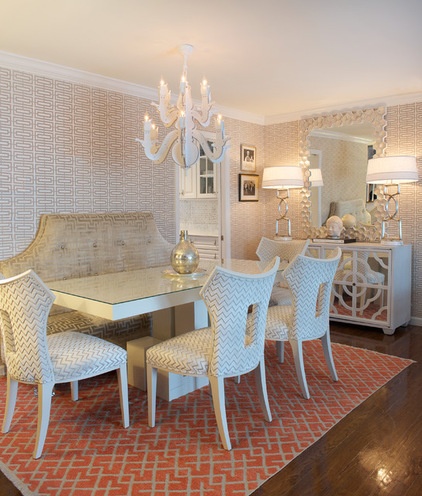 Transitional Dining Room by House of Clement