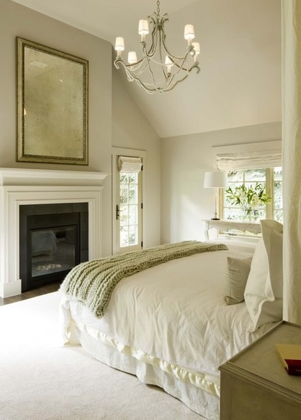 Transitional Bedroom by DHR Architecture