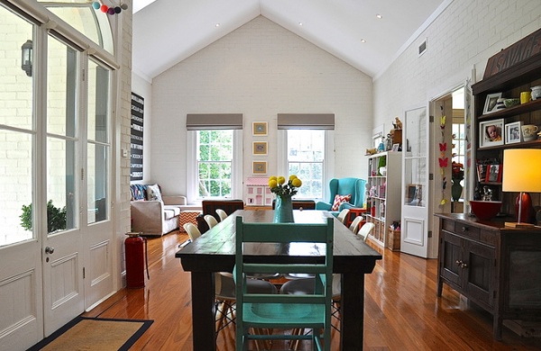 Eclectic Dining Room by Luci.D Interiors