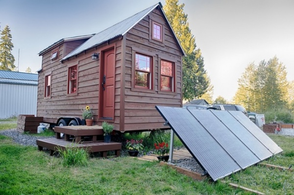 Rustic Exterior by The Tiny Tack House