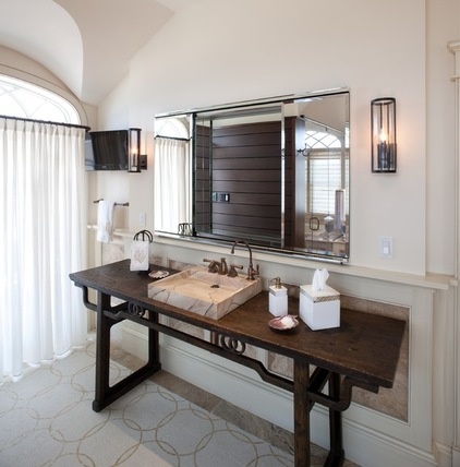 Beach Style Bathroom by Bruce Palmer Interior Design