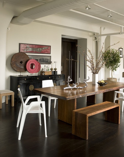 Contemporary Dining Room by Thom Filicia Inc.