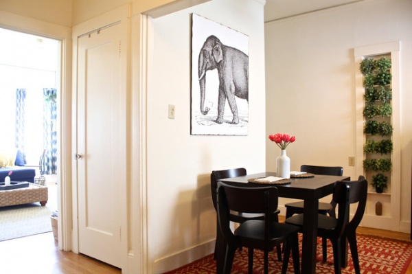 Transitional Dining Room by Shannon Malone