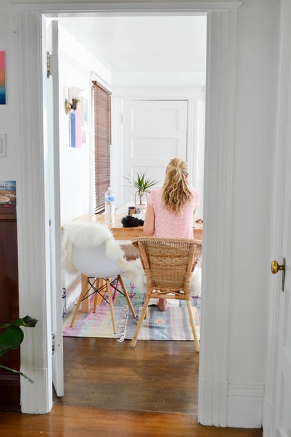 Eclectic Dining Room by Planning Pretty