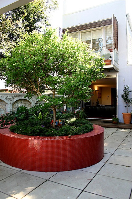 Eclectic Patio by Scott Weston Architecture Design PL