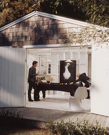 Beach Style Garage And Shed by SchappacherWhite Architecture D.P.C.