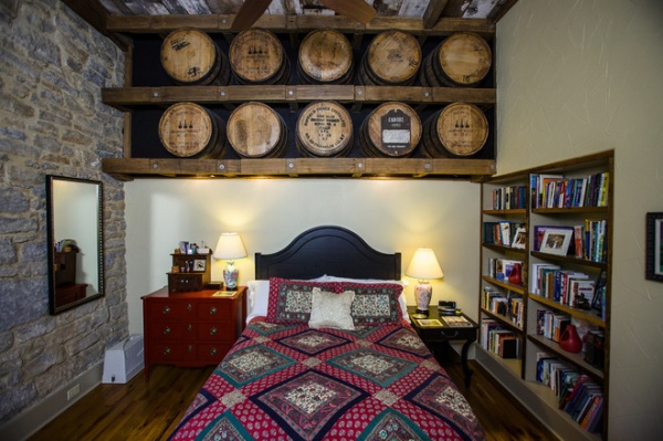 Rustic Bedroom by Wilmes & Associates Architects