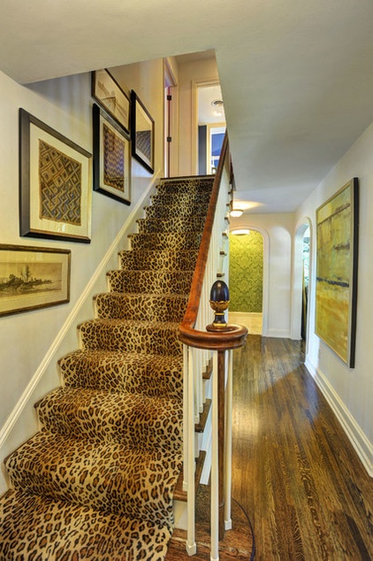 Traditional Staircase by Alan Wycheck Photography Inc.