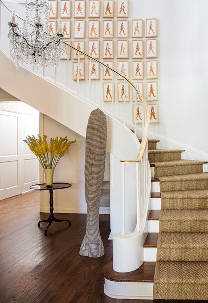 Transitional Staircase by Jonathan Winslow Design