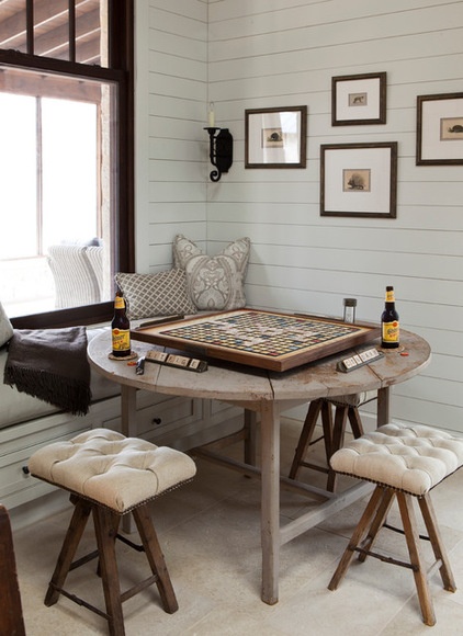 Farmhouse Dining Room by Dalgleish Construction Company