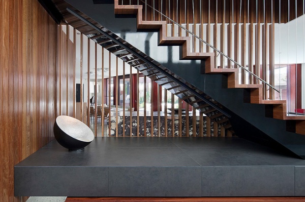 Contemporary Staircase by bg architecture