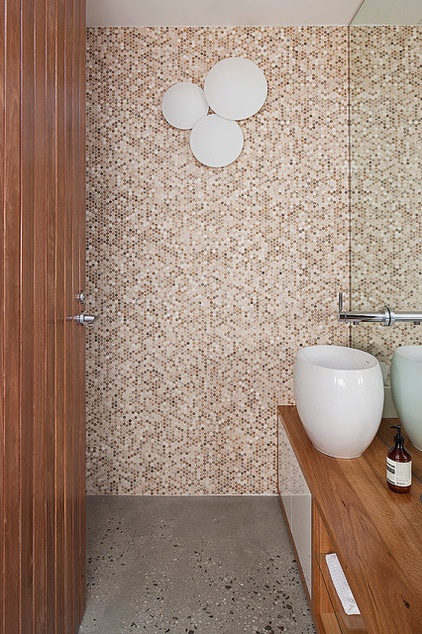 Contemporary Powder Room by bg architecture