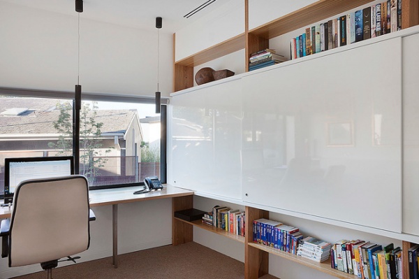 Contemporary Home Office by bg architecture