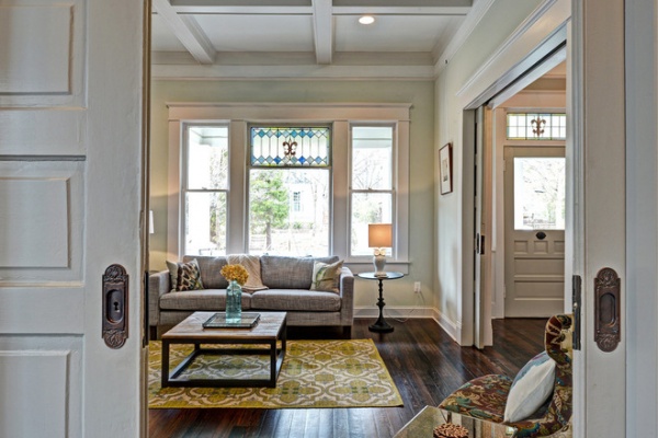 Traditional Living Room by Carl Mattison Design