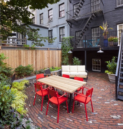 Eclectic Patio by New Eco Landscapes