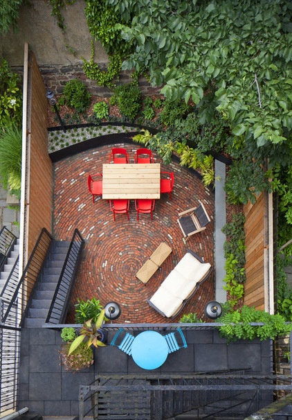 Eclectic Patio by New Eco Landscapes