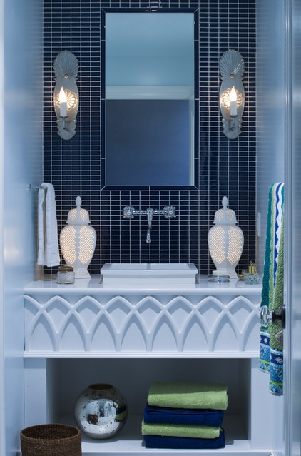 Eclectic Bathroom by Lucy Interior Design