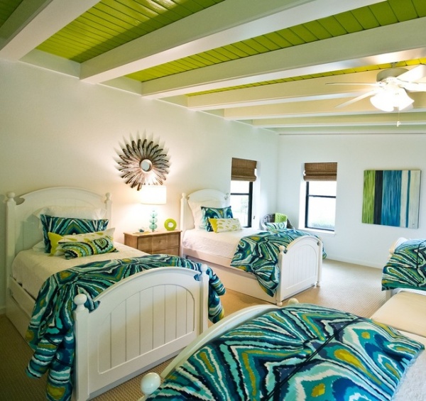 Beach Style Bedroom by Robin Gonzales Interiors