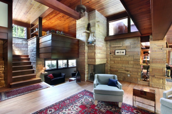 Houzz Tour: 20 Acres, a Train and a Midcentury Gem Fuel a Remodel