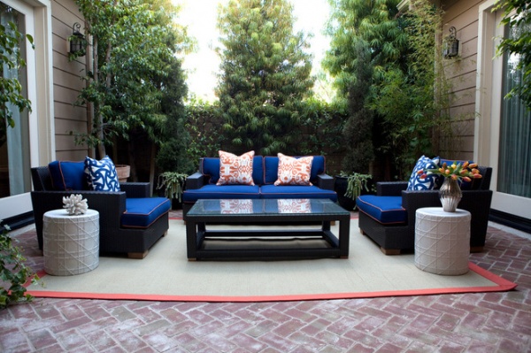 Contemporary Patio by Emily Ruddo