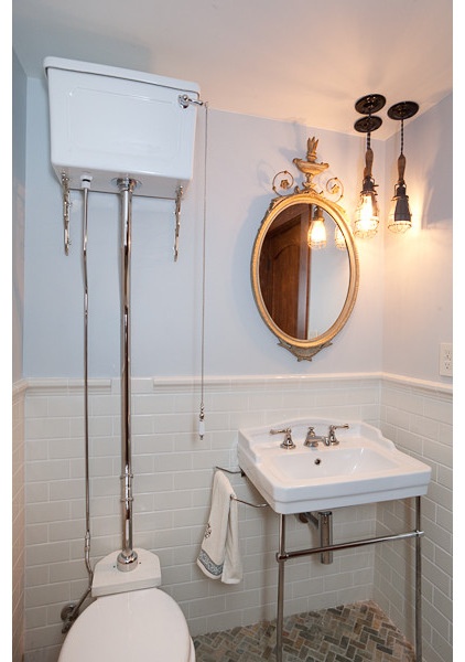 Transitional Bathroom by roomTEN design