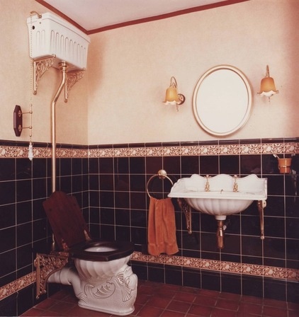 Traditional Bathroom by Celia James