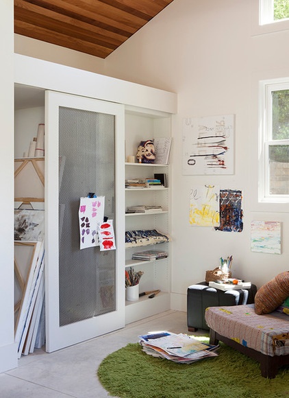 Traditional Home Office by Lara Dutto, Laraarchitecture