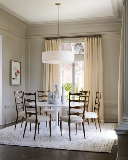 Contemporary Dining Room by Leverone Design, Inc.