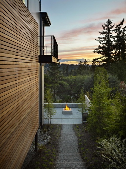 Modern Patio by DeForest Architects