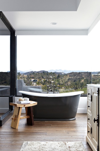 Traditional Bathroom by Janette Mallory Interior Design Inc.