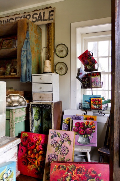 Farmhouse Home Office by Rikki Snyder