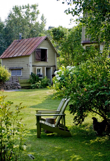 Farmhouse Landscape by Rikki Snyder