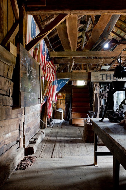 Farmhouse Garage And Shed by Rikki Snyder