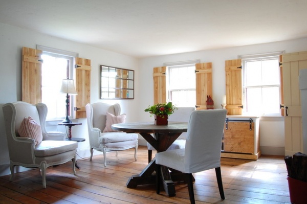 Farmhouse Living Room by Corynne Pless