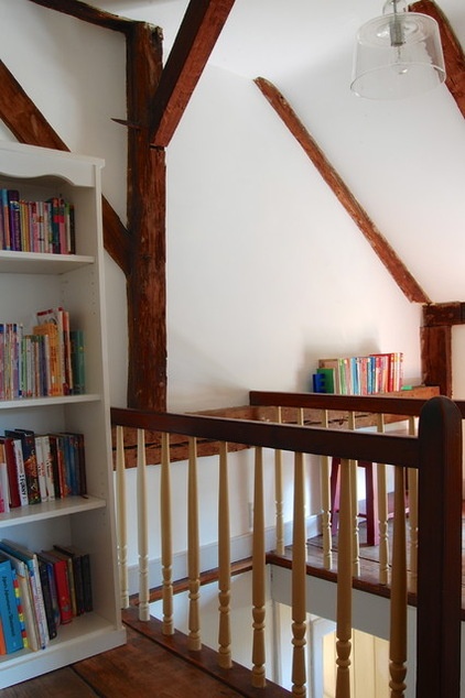 Farmhouse Staircase by Corynne Pless