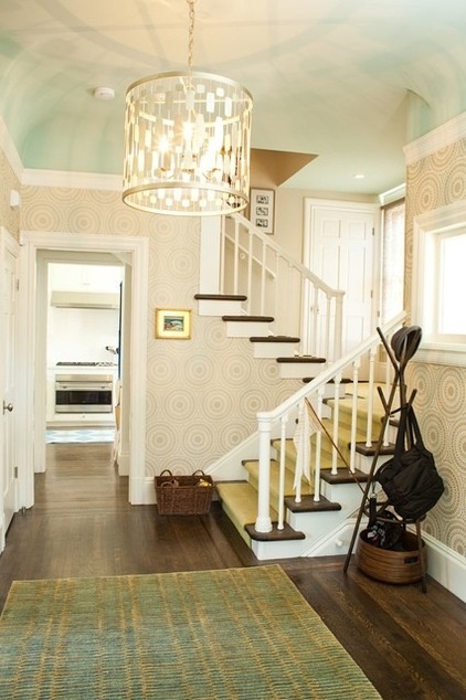 Transitional Staircase by Alicia Weaver Design, LLC