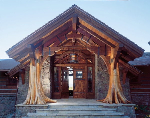 Rustic Porch by RMT Architects