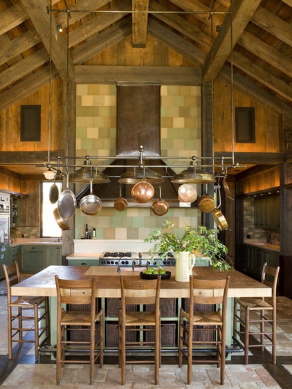 Rustic Kitchen by NICOLEHOLLIS