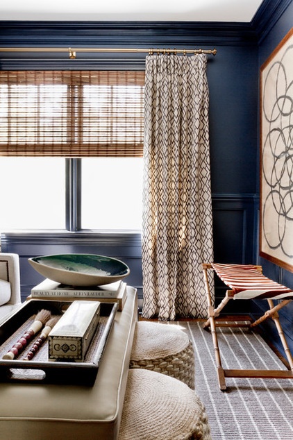 Room of the Day: Dark and Daring Pay Off in a Den Redesign