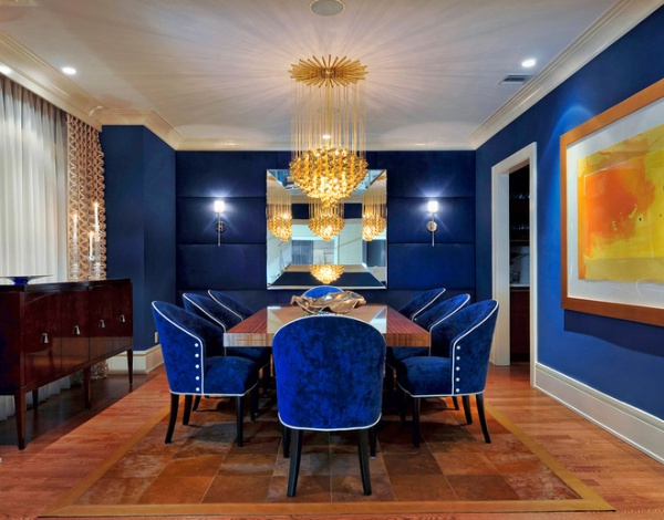 Eclectic Dining Room by Carolyn Miller Interiors