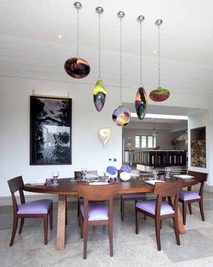 Traditional Dining Room by Yiangou Architects