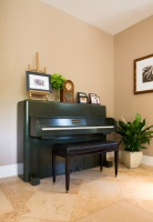 Room of the Day: Addressing the Green Piano in the Room