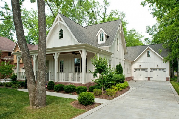 Traditional Exterior by P. Shea Design