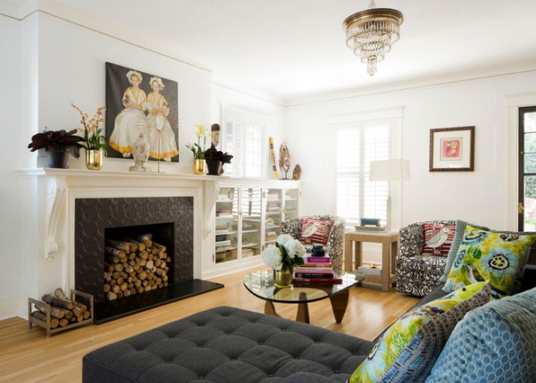 Traditional Living Room by Lynne Parker Designs