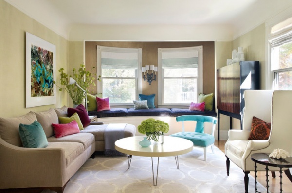 Transitional Living Room by lisa k. tharp - k. tharp design